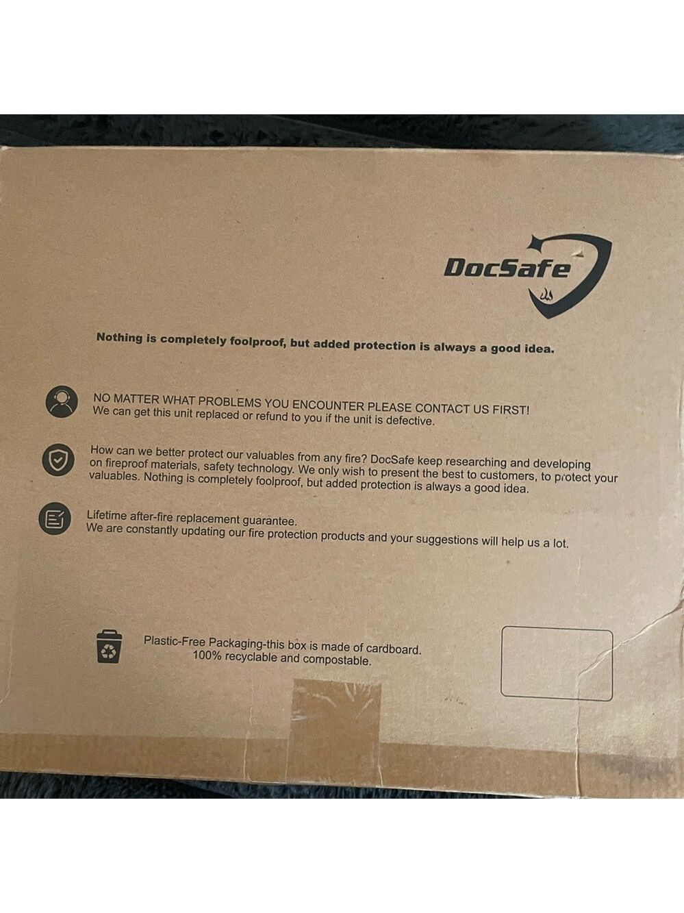 DocSafe Vinyl Record Storage Box fireproof and water resistant - Picture 5 of 6